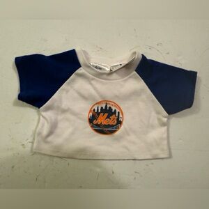 Build-A-Bear Mets Themed Shirt in Blue and White